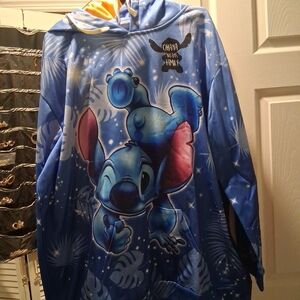 Disney Blue Stitch Kids Hoodie